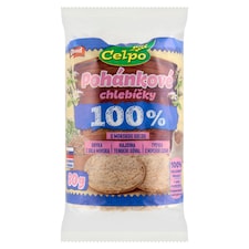 Druid Celpo Celozrnné chlebíčky pohánkové s morskou soľou 80 g