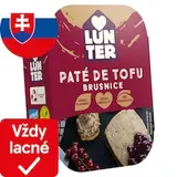 LUNTER Paté de tofu Brusnice 150 g