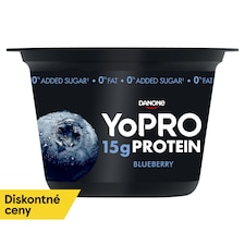 YoPRO odtučnený zakysaný výrobok - Čučoriedka 160 g
