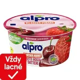 ALPRO Sójový fermentovaný výrobok bez pridaného cukru Ďatla-Čerešňa-Jahoda 135g
