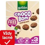Gullón Choco Bom bezgluténové sušienky s kúskami čokolády 3 x 40 g (120 g)