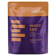 Voxberg Protein Whey 100 bielkovinový prášok príchuť slaný karamel 13 x 30 g (390 g)