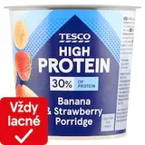 High Protein instantná ovsená kaša s kúskami mrazom sušených banánov a jahôd 65 g