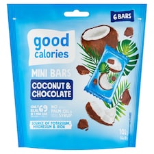 Good Calories Datľové tyčinky s kúskami kokosu a čokolády 6 x 17 g (102 g)