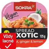 Sokra Vegánska nátierka s hrachovou na exotický spôsob 125 g