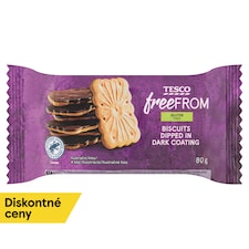 Free From Bezgluténové sušienky polomáčané v tmavej poleve 80 g