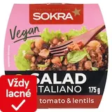 Sokra Vegánsky šalát s hrachovou bielkovinou na taliansky spôsob 175 g