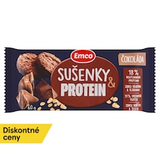 Emco Ovsené sušienky s čokoládou a proteínom 60 g