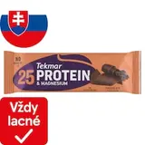 Tekmar 25 Protein & Magnesium proteínová tyčinka s čokoládou v tmavej kakaovej poleve 50 g