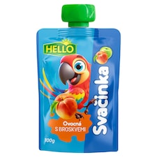 Hello Ovocná desiata s broskyňami 100 g
