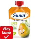 Sunar Do ručičky ovocná kapsička hruška 4m+, 100 g