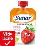Sunar Do ručičky ovocná kapsička jahoda 4m+, 100 g