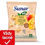 Sunar BIO detské chrumky mini oceán mango 10m+, 18 g