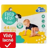 Fred & Flo Ultra Dry plienky Junior 5 11-18 kg 44 ks