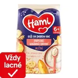 HAMI Mliečna kaša krupicová banánová s broskyňou na dobrú noc 210g