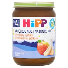 HiPP Bio kaša s keksami a jablkami na dobrú noc 190 g