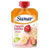 Sunar kašička ovocná kapsička banán, jahoda, ovsené vločky 6m+, 120 g