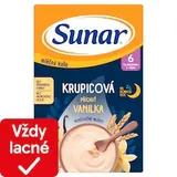 Sunar mliečna krupicová kaša na dobrú noc vanilková 210 g