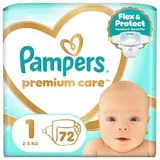 Pampers Premium Care Veľkosť 1, 72 Plienok, 2kg-5kg