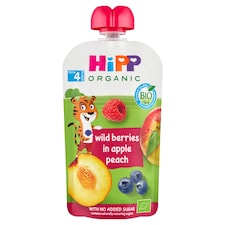 HiPP Bio jablko-broskyne-lesné ovocie 100 g