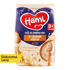 HAMI Mliečna kaša so 7 obilninami piškótová na dobrú noc 210g