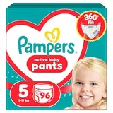 Pampers Active Baby Plienkové Nohavičky Veľkosť 5, 96 Plienok, 11kg-17kg