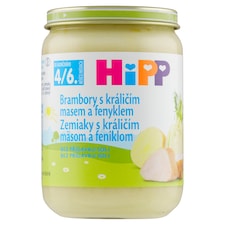 HiPP Zemiaky s králičím mäsom a feniklom 190 g