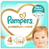 Pampers Premium Care Veľkosť 4, 104 Plienok, 9kg-14kg