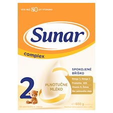 Sunar Complex 2 následné dojčenské mlieko 600 g