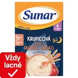 Sunar mliečna krupicová kaša na dobrú noc škorica, jablko 210 g
