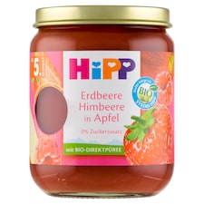 HiPP Bio jablko, jahody a maliny 160 g