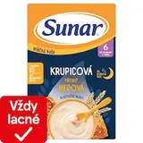 Sunar mliečna krupicová kaša na dobrú noc medová 210 g