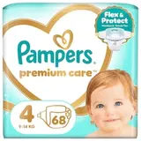 Pampers Premium Care Veľkosť 4, 68 Plienok, 9kg-14kg