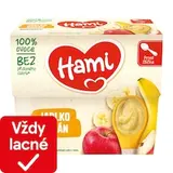 HAMI ovocný príkrm Jablko a banán 4x100g