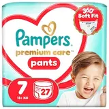 Pampers Premium Care Plienkové Nohavičky Veľkosť 7, 27 Plienok, 15kg+