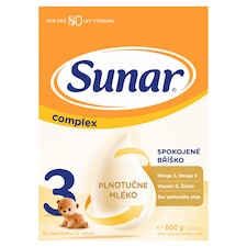 Sunar Complex 3 batoľacie mlieko 600 g