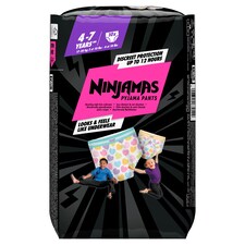 Ninjamas Pyžamové Nohavičky Srdiečka, 10 Pyžamových Nohavičiek, 7 Rokov, 17kg-30kg