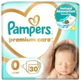 Pampers Premium Care Veľkosť 0, 30 Plienok, <3 kg