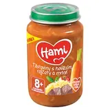 HAMI príkrm Cestoviny s hovädzím, paradajkami a mrkvou 8+ 200 g