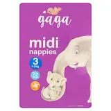 Gaga Plienky Midi 3 4-9 kg 72 ks
