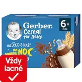 GERBER Cereal mliečko s kašou s príchuťou kakaa 2 x 200 ml