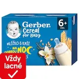 GERBER Cereal mliečko s kašou s príchuťou vanilky 2 x 200 ml