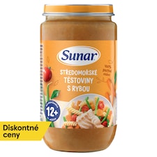 Sunar príkrm stredomorské cestoviny s rybou 12m +, 235 g