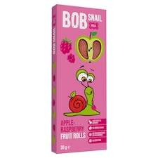 Bob Snail Ovocné rolky jablkovo-malinové 30 g