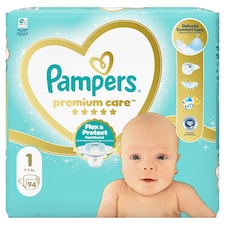 Pampers Premium Care Veľkosť 1, 94 Plienok, 2kg-5kg