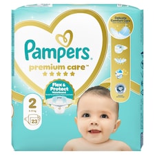 Pampers Premium Care Veľkosť 2, 23 Plienok, 4kg-8kg