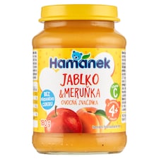 Hamánek Jablko, marhuľa ovocná desiata 180 g