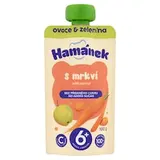 Hamánek Dojčenská výživa Jablko s mrkvou 100 g