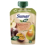 Sunar BIO ovocná kapsička Jablko, hruška, marakuja 6m+, 100 g