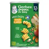 GERBER Wavy chips mrkva a jablko 35 g